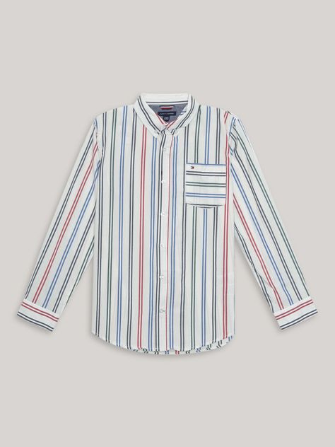 Camisa De Niño Con Diseño Multicolor Tommy Hilfiger-0