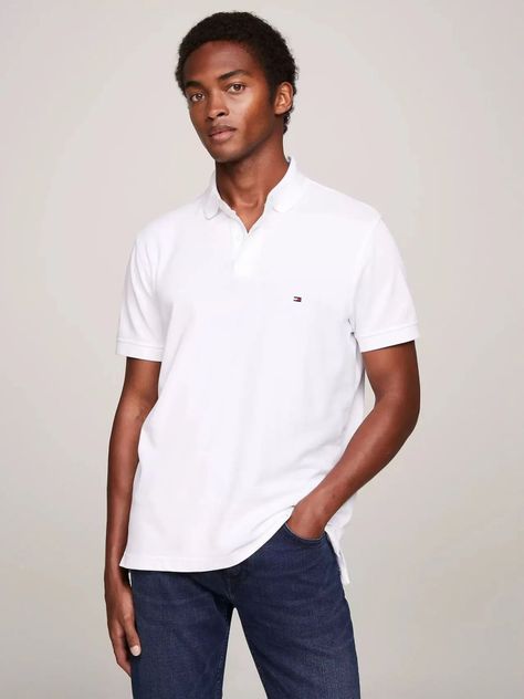 Polo Essential Regular Fit Blanco Tommy Hilfiger-0