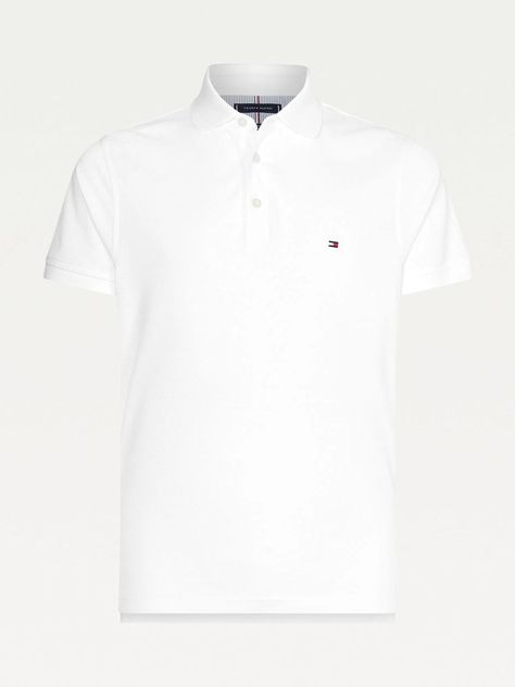 Polo Essential Regular Fit Blanco Tommy Hilfiger-3