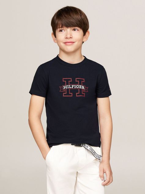 Polera Con Logo Del Monotype Azul Tommy Hilfiger-0