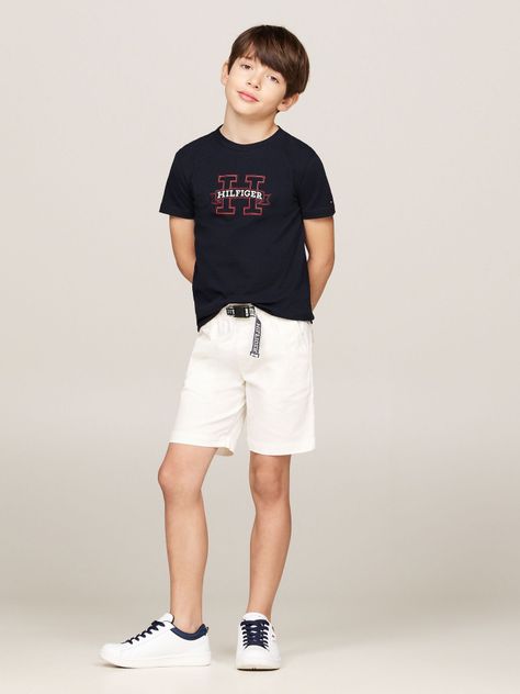 Polera Con Logo Del Monotype Azul Tommy Hilfiger-1