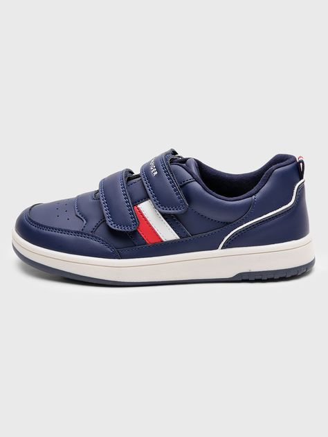 Zapatillas Con Velcro Stripe Logo Azul Tommy Hilfiger-2