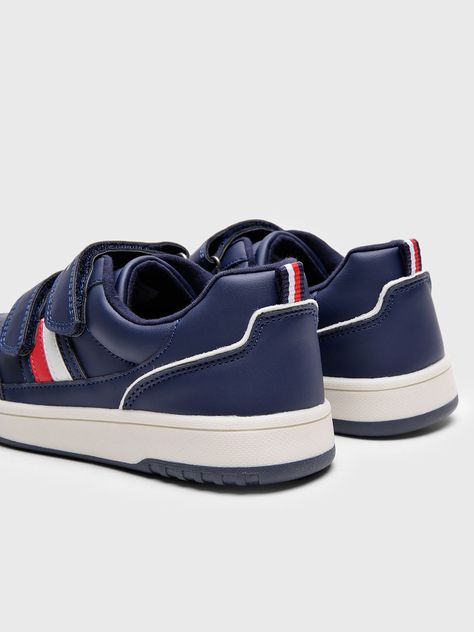 Zapatillas Con Velcro Stripe Logo Azul Tommy Hilfiger-3