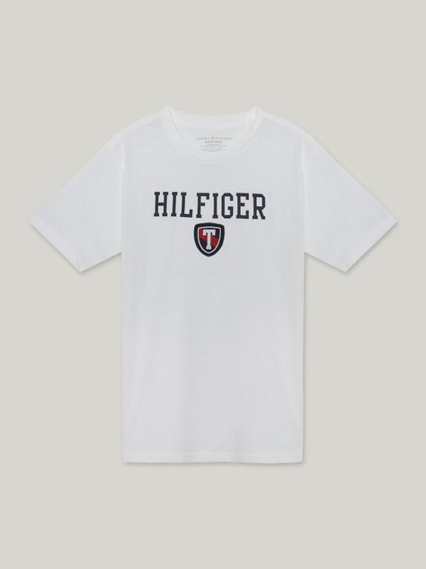 Polera De Niño Freshmen Con Logo Blanco Tommy Hilfiger-0