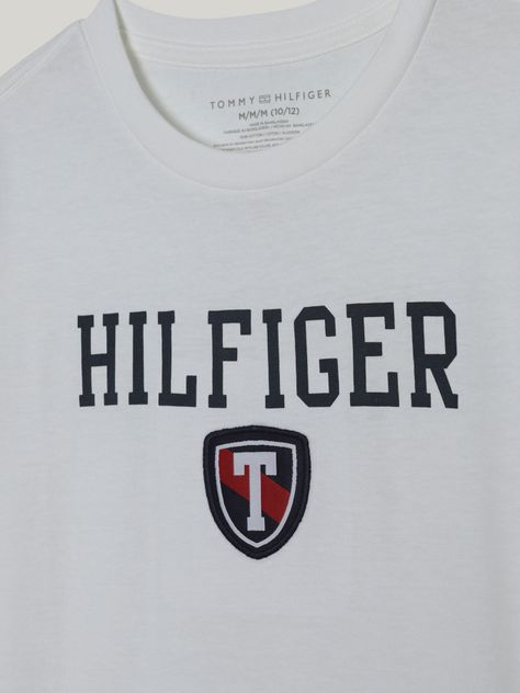 Polera De Niño Freshmen Con Logo Blanco Tommy Hilfiger-2