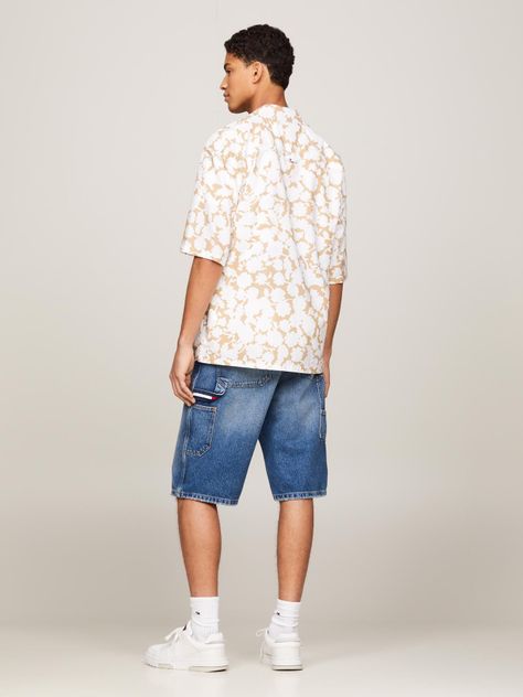 Camisa Relaxed Con Estampado Multicolor Tommy Hilfiger-2