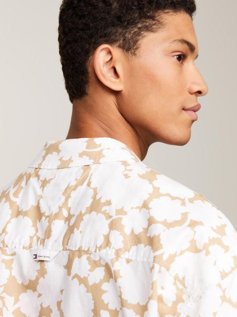 Camisa Relaxed Con Estampado Multicolor Tommy Hilfiger-4