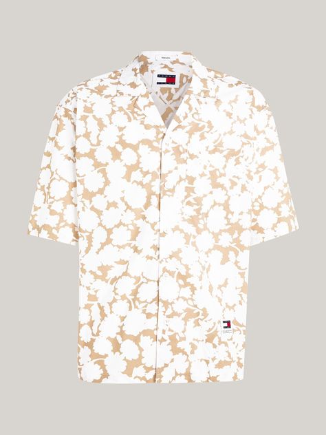 Camisa Relaxed Con Estampado Multicolor Tommy Hilfiger-5