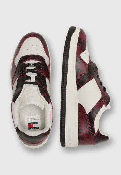 Zapatillas Retro Basket Print Rojo Tommy Hilfiger-2