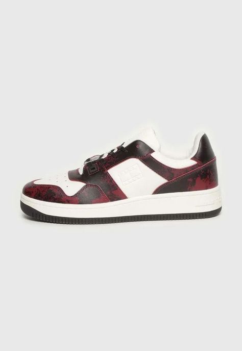 Zapatillas Retro Basket Print Rojo Tommy Hilfiger-4
