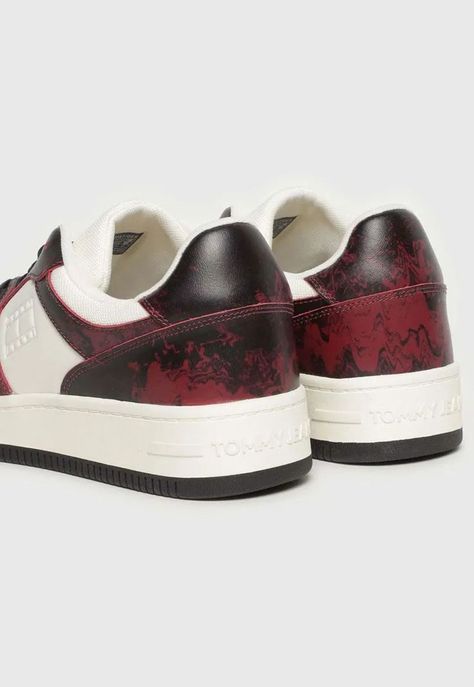Zapatillas Retro Basket Print Rojo Tommy Hilfiger-5