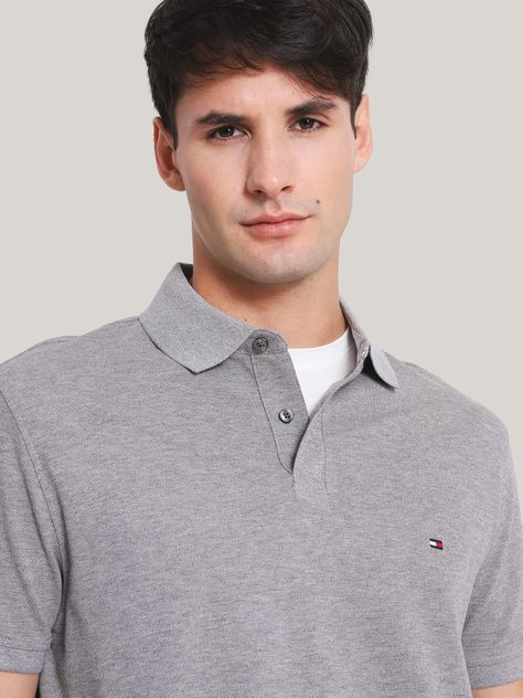 Polo Im 1985 Regular Fit Gris Tommy Hilfiger-3
