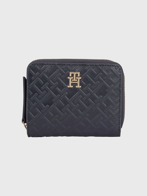 Billetera Monogram En Relieve Azul Tommy Hilfiger-0