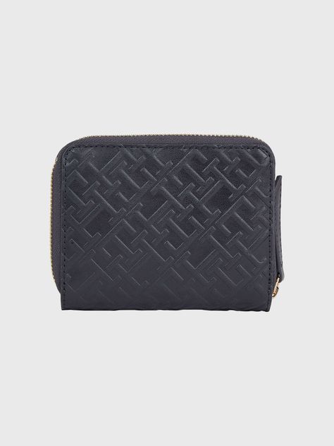 Billetera Monogram En Relieve Azul Tommy Hilfiger-1