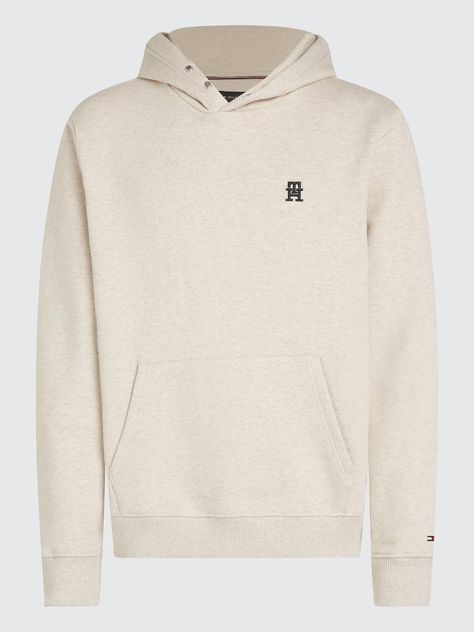 Polerón Hoodie Monograma Th Beige Tommy Hilfiger-4
