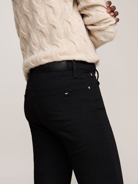 Jeans Talle Medio Skinny Fit Negro Tommy Hilfiger-3