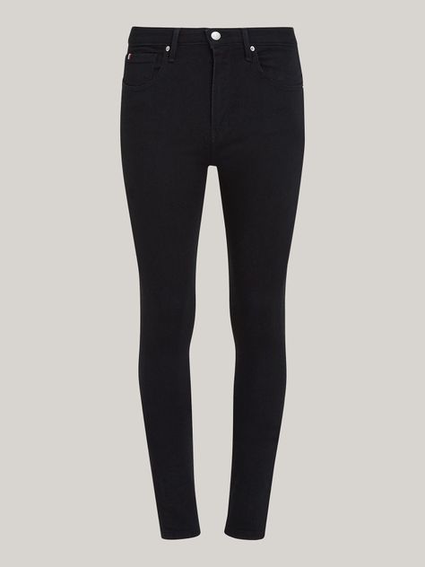 Jeans Talle Medio Skinny Fit Negro Tommy Hilfiger-4