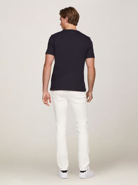 Polera Hilfiger Chest Stripe Logo Azul Tommy Hilfiger-2