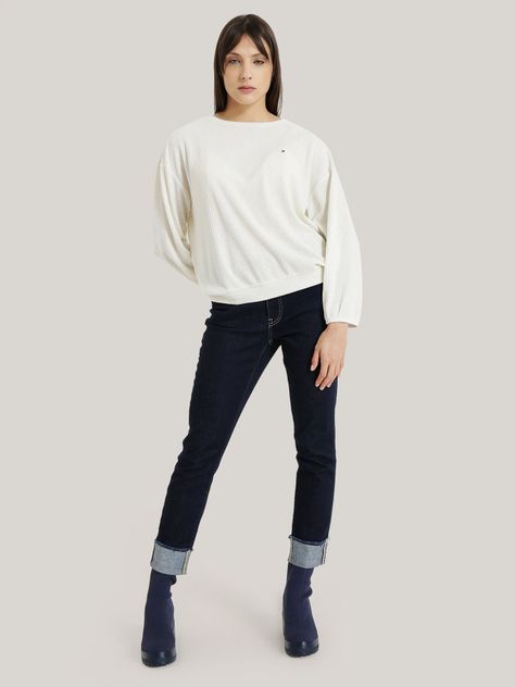POLERA SOLID LOGO BLANCO TOMMY HILFIGER-1