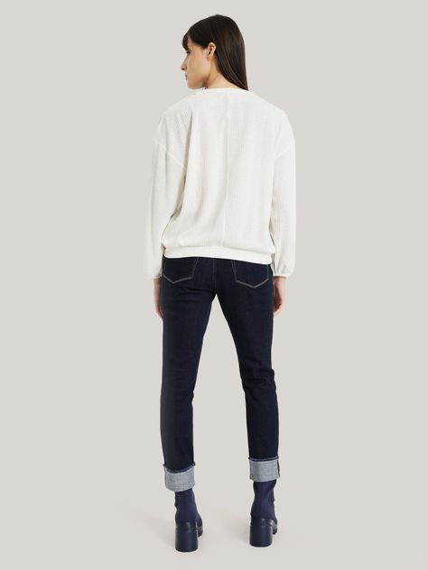 POLERA SOLID LOGO BLANCO TOMMY HILFIGER-2