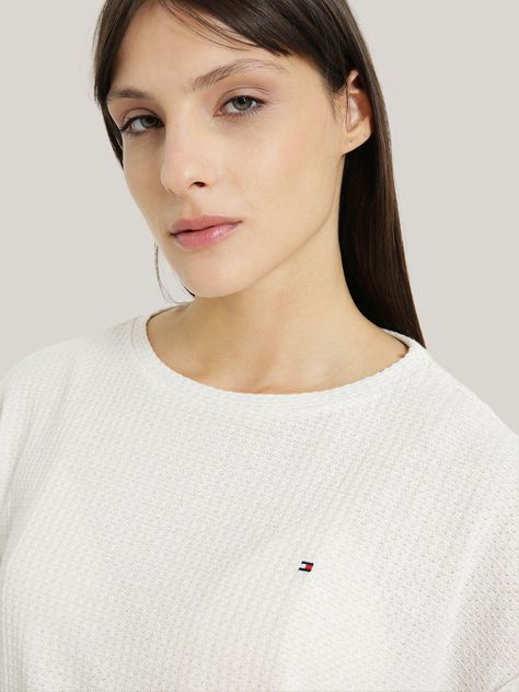 POLERA SOLID LOGO BLANCO TOMMY HILFIGER-3