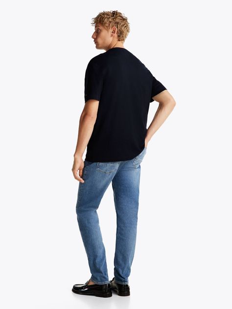 Polera Big Logo Regular Fit Azul Tommy Hilfiger-2