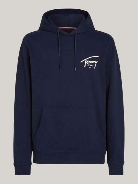 Polerón Hoodie Con Logo Distintivo Azul Tommy Jeans-4