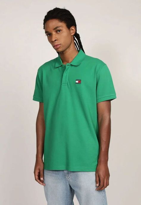 Polo Regular Fit Con Parche Verde Tommy Jeans-0