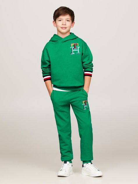 Jogger Con Logo Monogram Verde Tommy Hilfiger-0