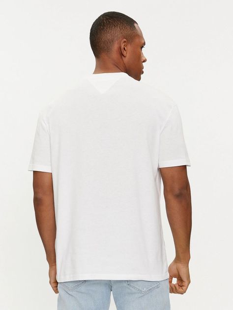 Polera Spray Logo Regular Fit Blanco Tommy Jeans-2