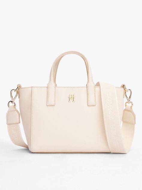 Mini Tote Th Soft Logo Beige Tommy Hilfiger-0