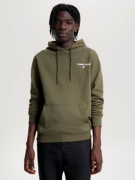 Polerón Hoodie Logo Gráfico Verde Tommy Hilfiger-0