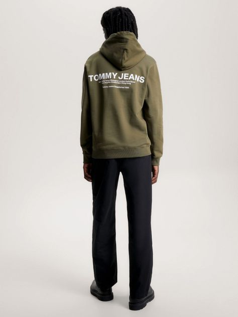 Polerón Hoodie Logo Gráfico Verde Tommy Hilfiger-2