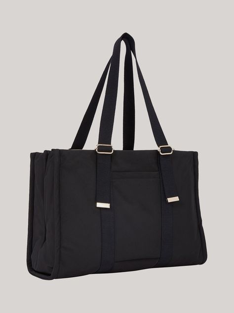 Tote Monogram Plaque Negro Tommy Hilfiger-1