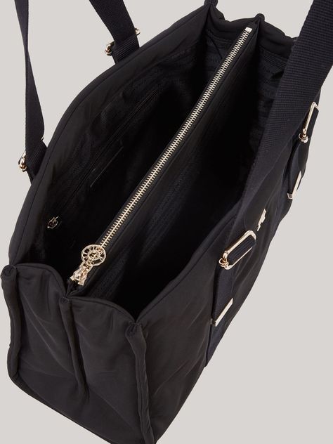 Tote Monogram Plaque Negro Tommy Hilfiger-2