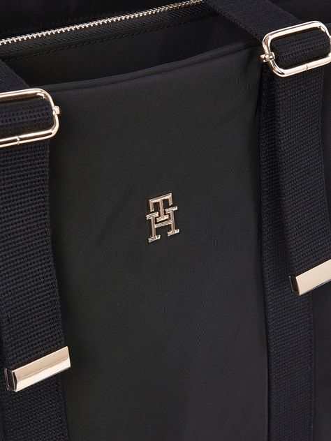 Tote Monogram Plaque Negro Tommy Hilfiger-4