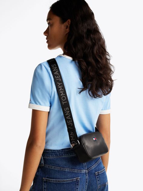 Bandolera Essential Con Logo Negro Tommy Jeans-1
