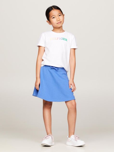 Falda Ajustable Logo Monotype Celeste Tommy Hilfiger-0
