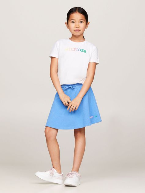 Polera Con Logo Niña Blanco Tommy Hilfiger-1