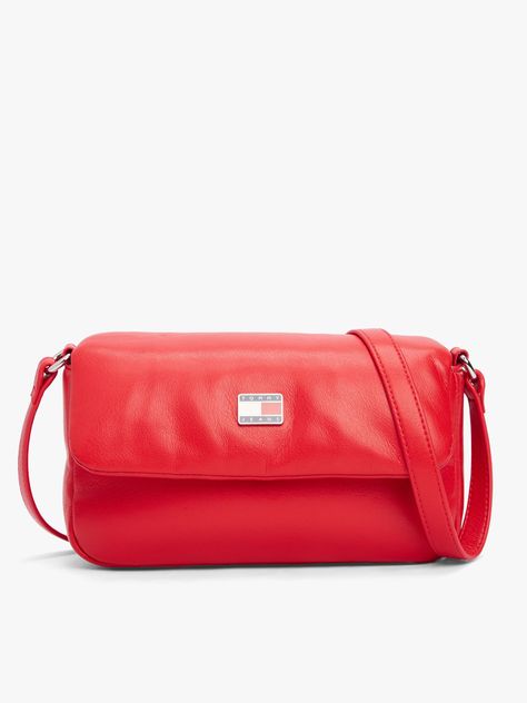 Bandolera Con Solapa Acolchada Rojo Tommy Jeans-0