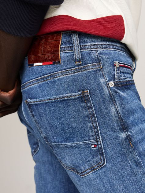 Jeans Flex Bleecker Slim Fit Celeste Tommy Hilfiger-3