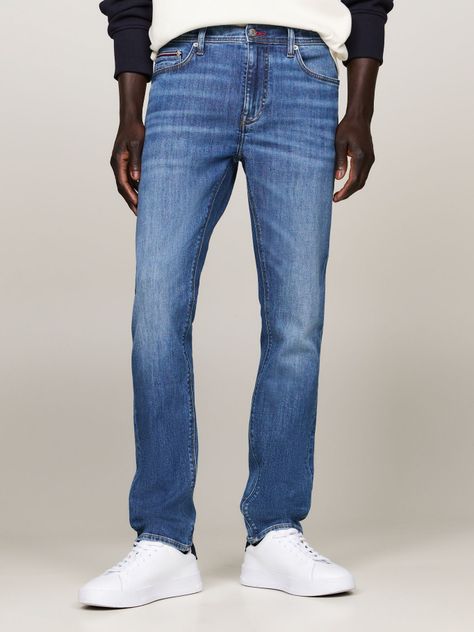 Jeans Flex Bleecker Slim Fit Celeste Tommy Hilfiger-1