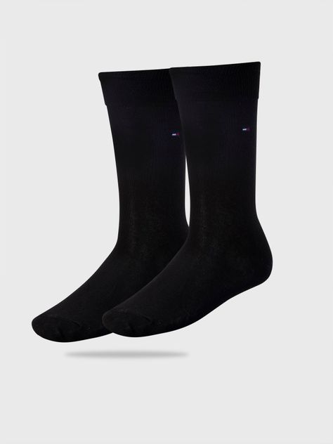 Pack De 4 Calcetines Solid Negro Tommy Hilfiger-1