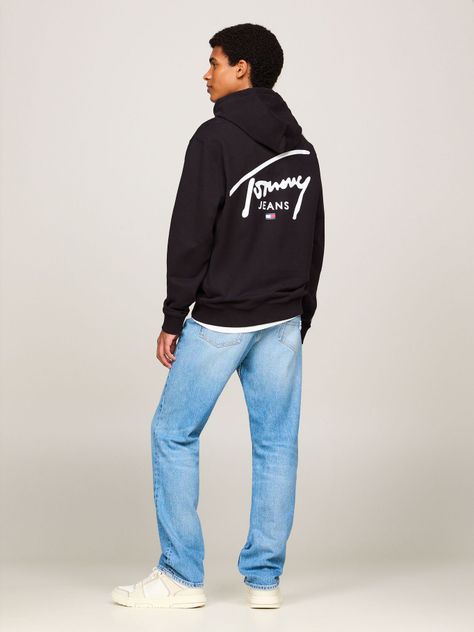 Polerón Hoodie Con Logo Distintivo Negro Tommy Jeans-2