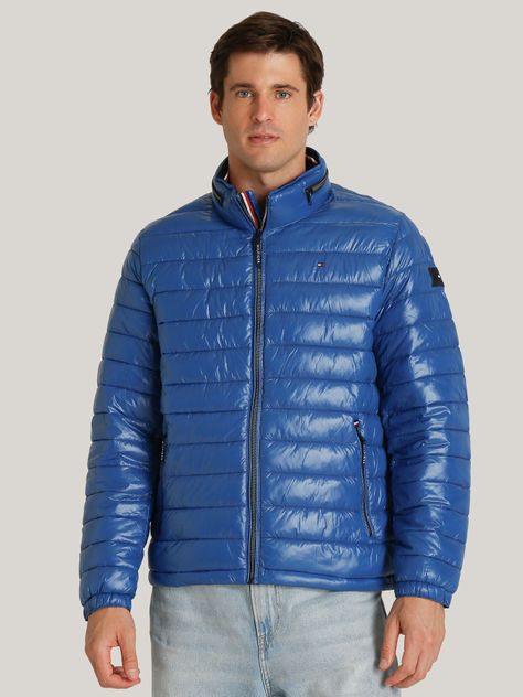 Parka Polished Con Logo NRO Azul Tommy Hilfiger-0