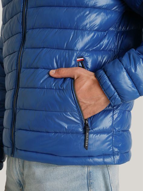 Parka Polished Con Logo NRO Azul Tommy Hilfiger-4