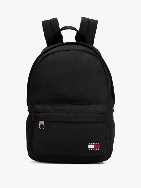 Mochila Essential Daily Con Logo Negro Tommy Jeans-0