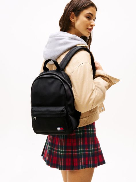 Mochila Essential Daily Con Logo Negro Tommy Jeans-1