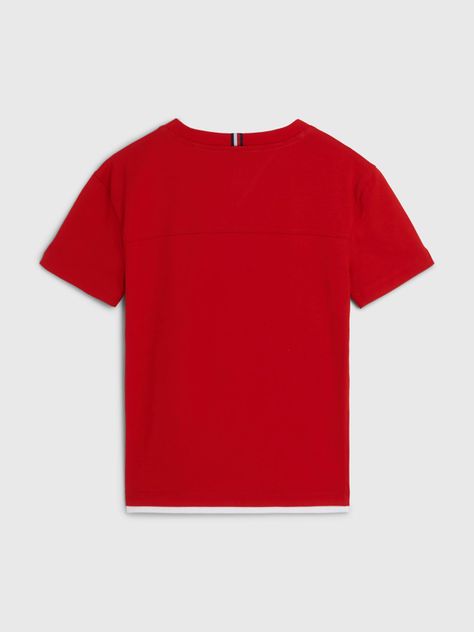 Polera Varsity Con Logo Rojo Tommy Hilfiger-1