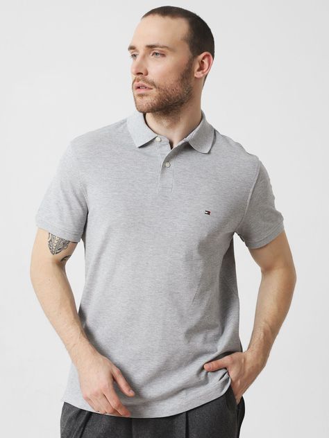 Polo Im 1985 Regular Fit Gris Tommy Hilfiger-0